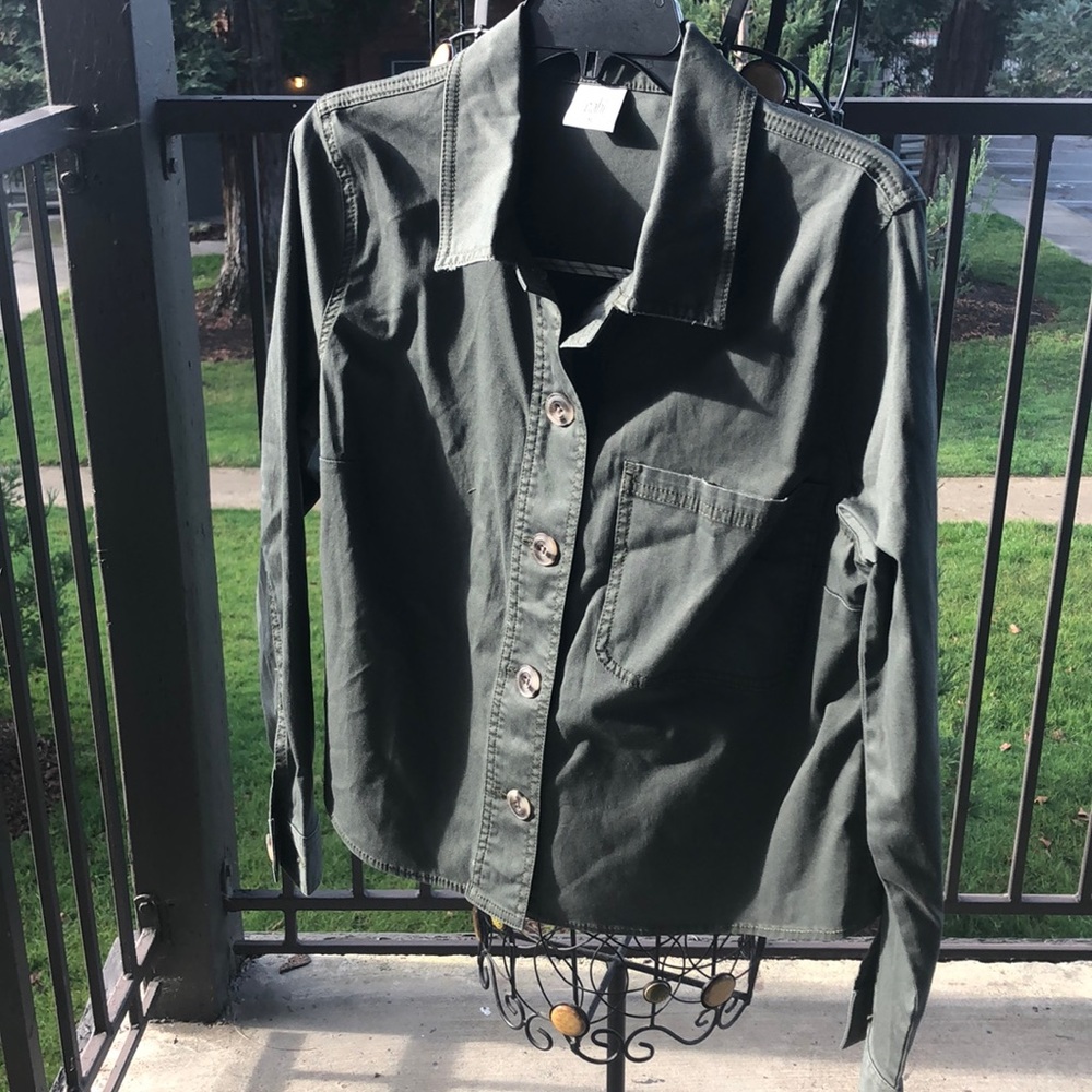 Cabi Crossroads Olive Jacket